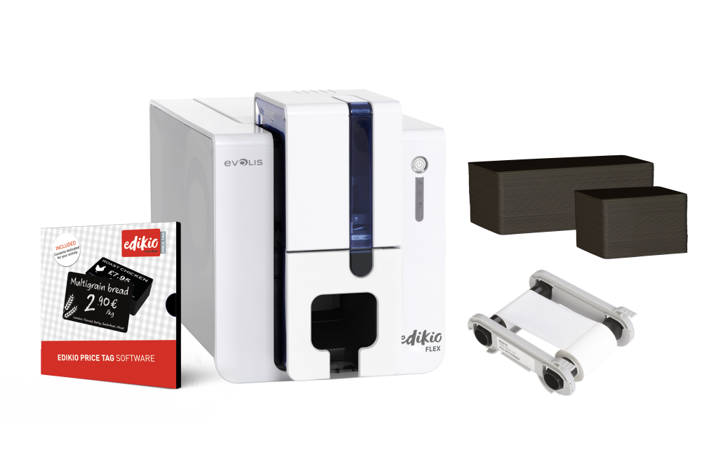 Trọn bộ máy in thẻ khách sạn Edikio Flex