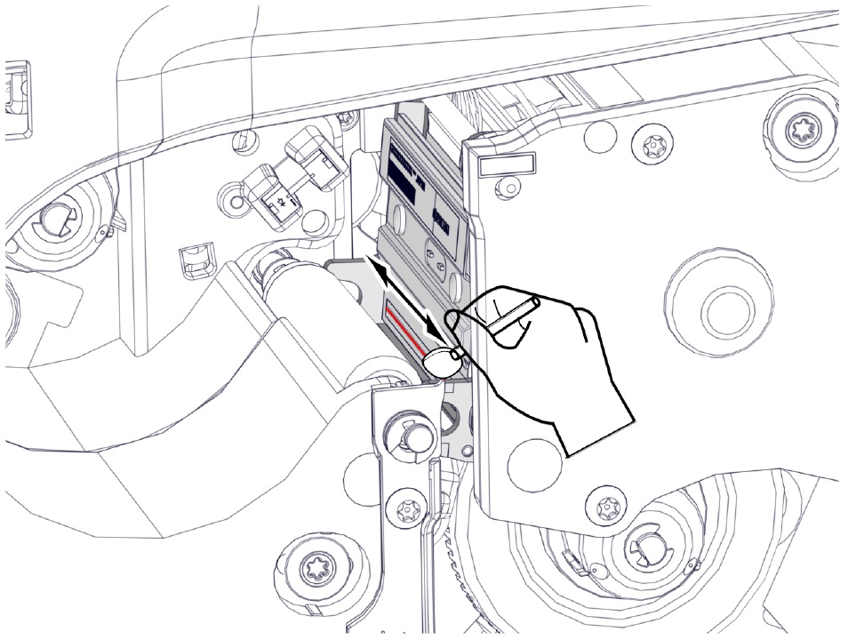 vệ sinh máy in evolis agilia